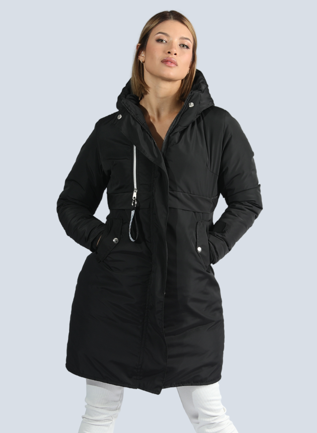Parka Larga Reversible – Sofisticación y Confort