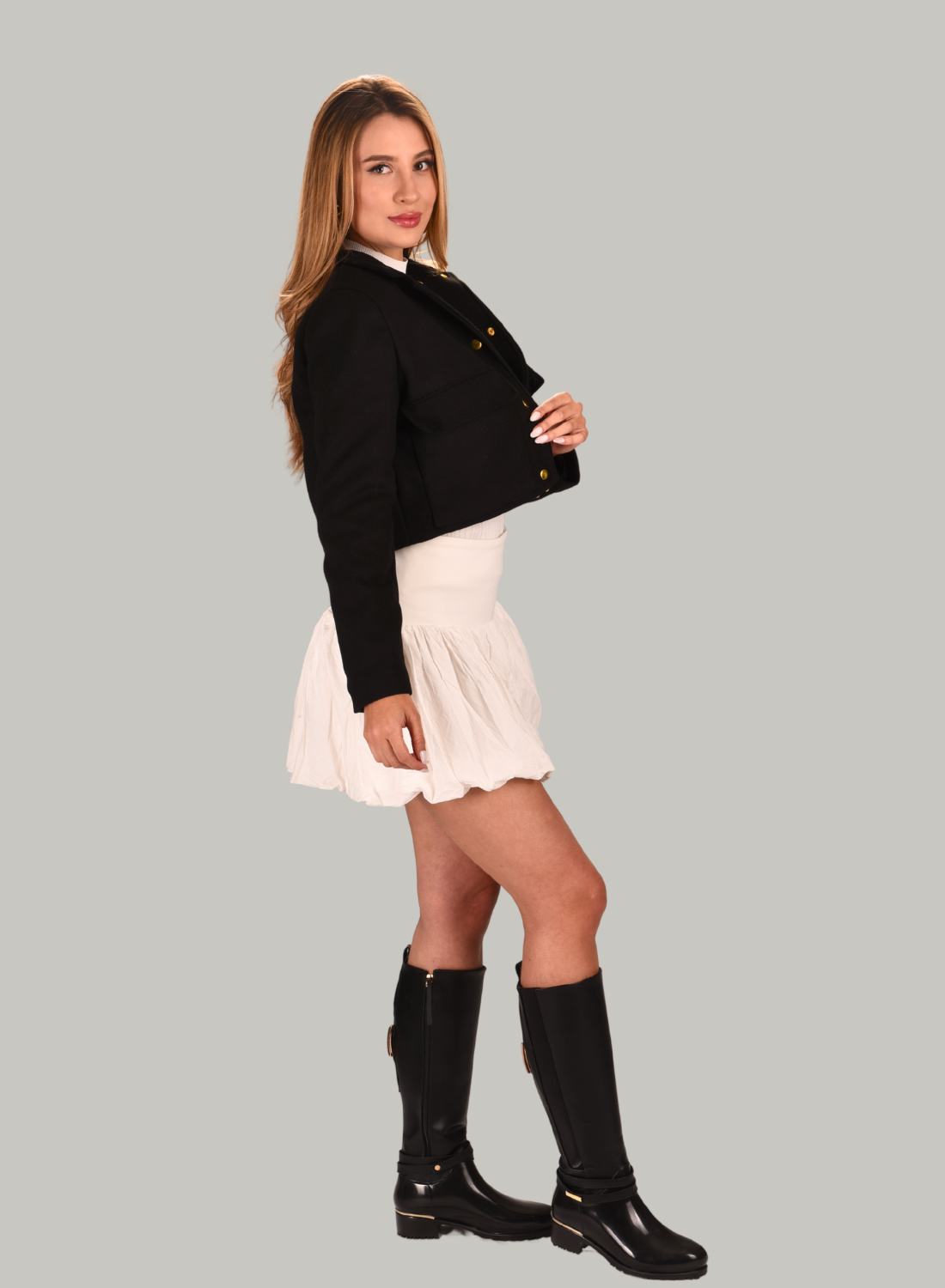 Chaqueta Crop Trendy