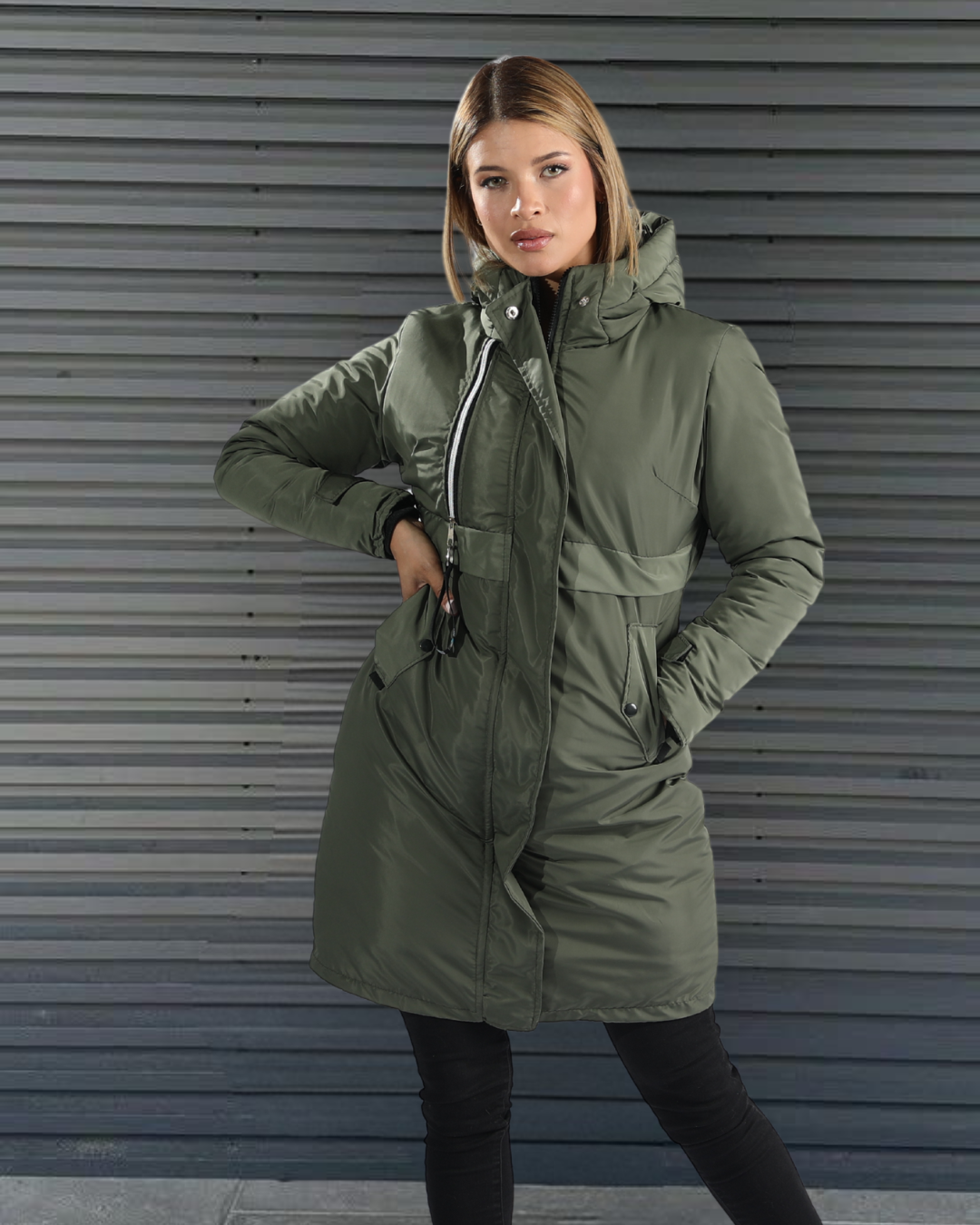 Parka Larga Reversible – Sofisticación y Confort