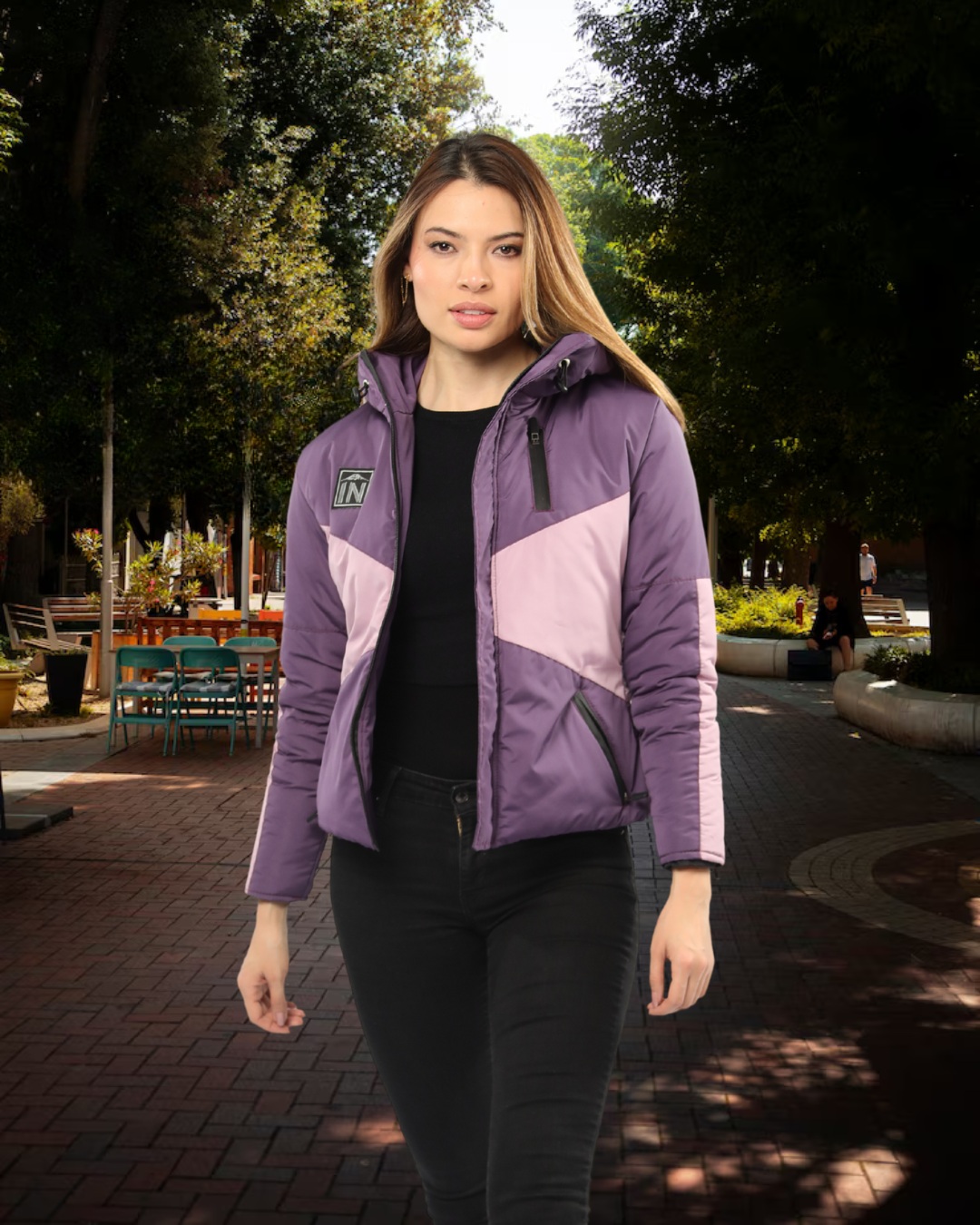 CHAQUETA MOSCU BICOLOR