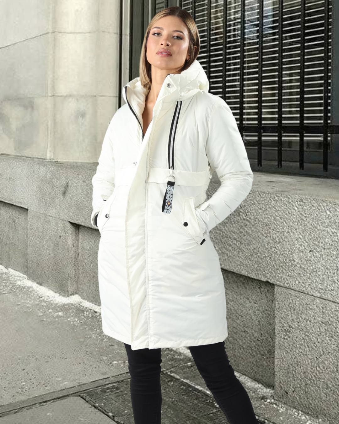 Parka Larga Reversible – Sofisticación y Confort