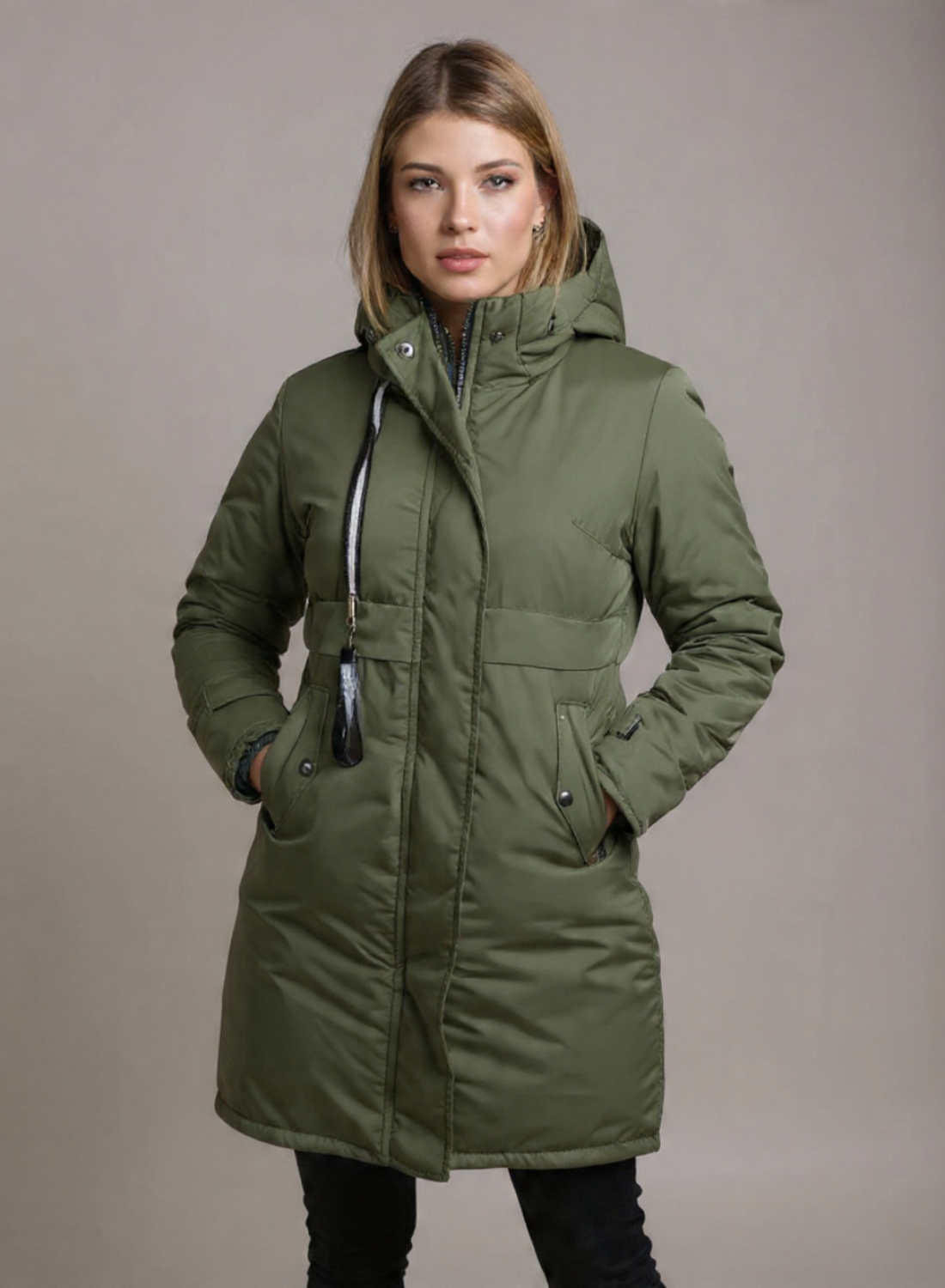 Parka Larga Reversible – Sofisticación y Confort