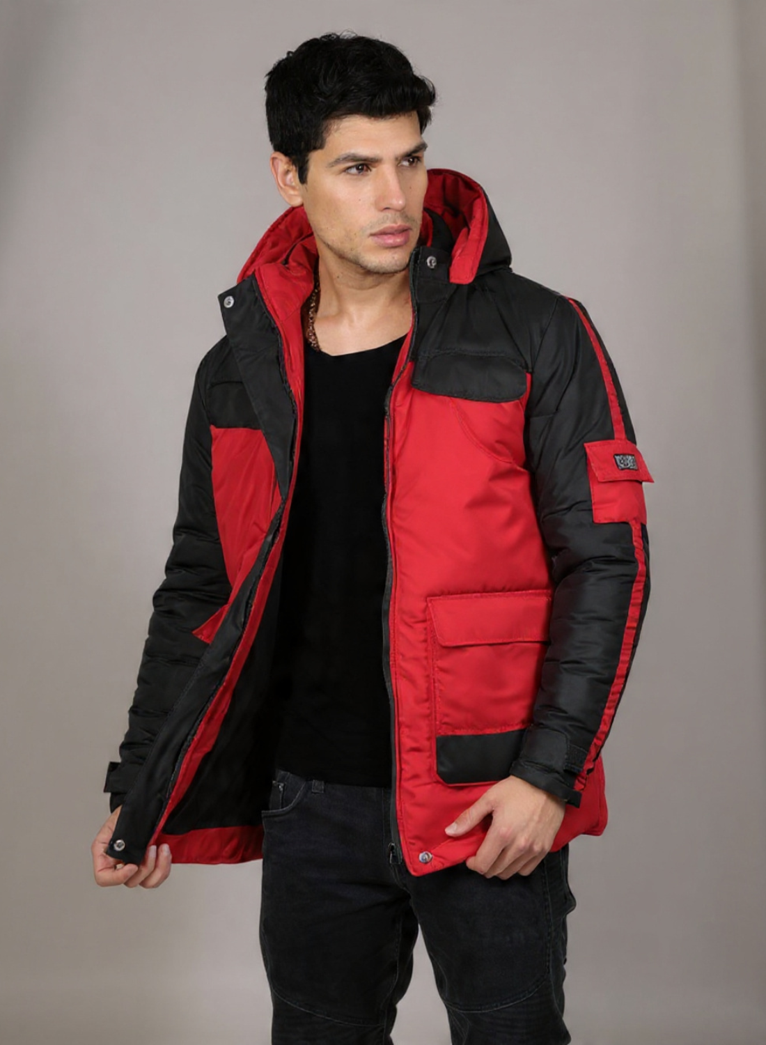 PARKA DE HOMBRE TERMICA 5 BOLSILLOS