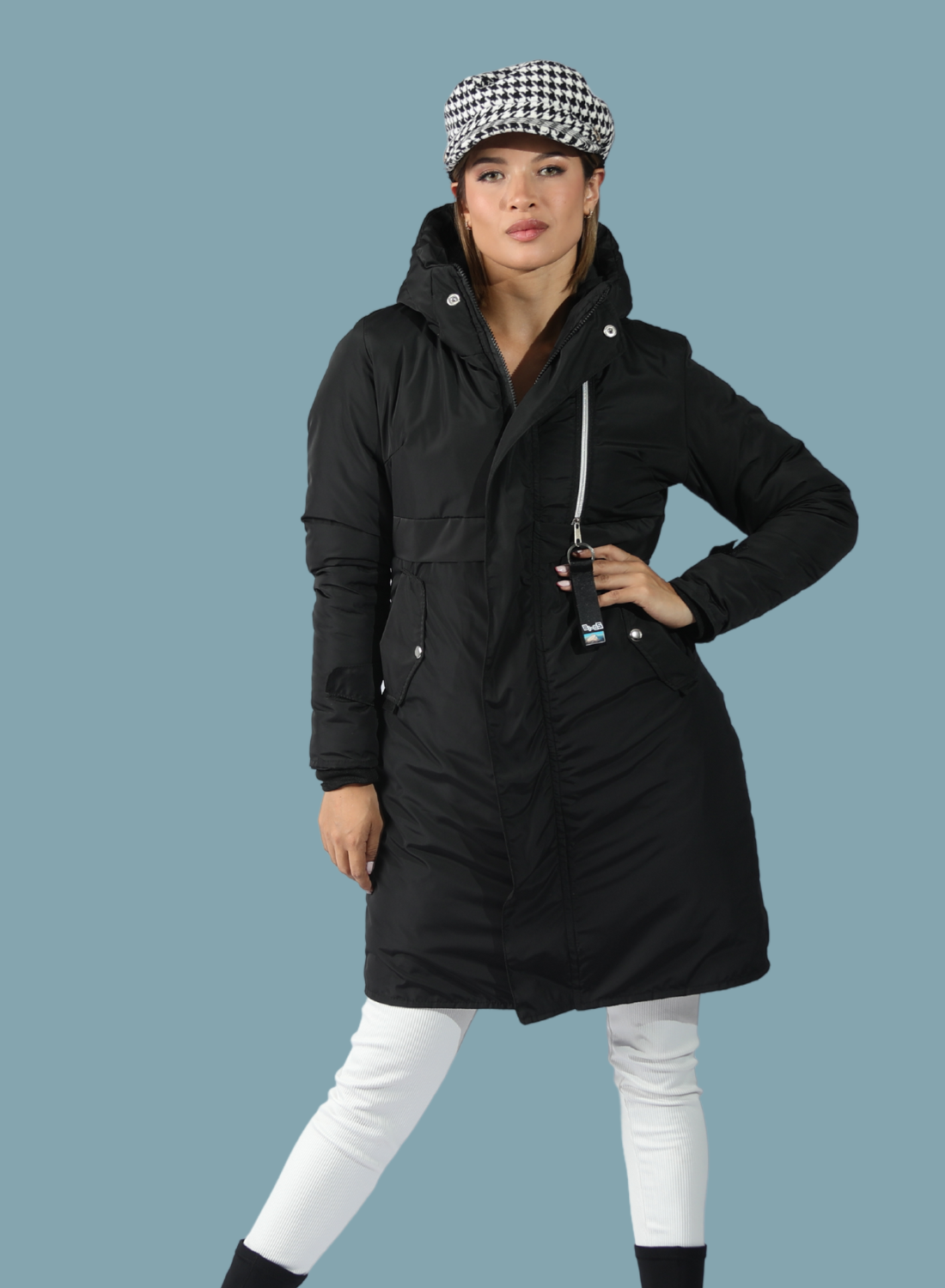 Parka Larga Reversible – Sofisticación y Confort