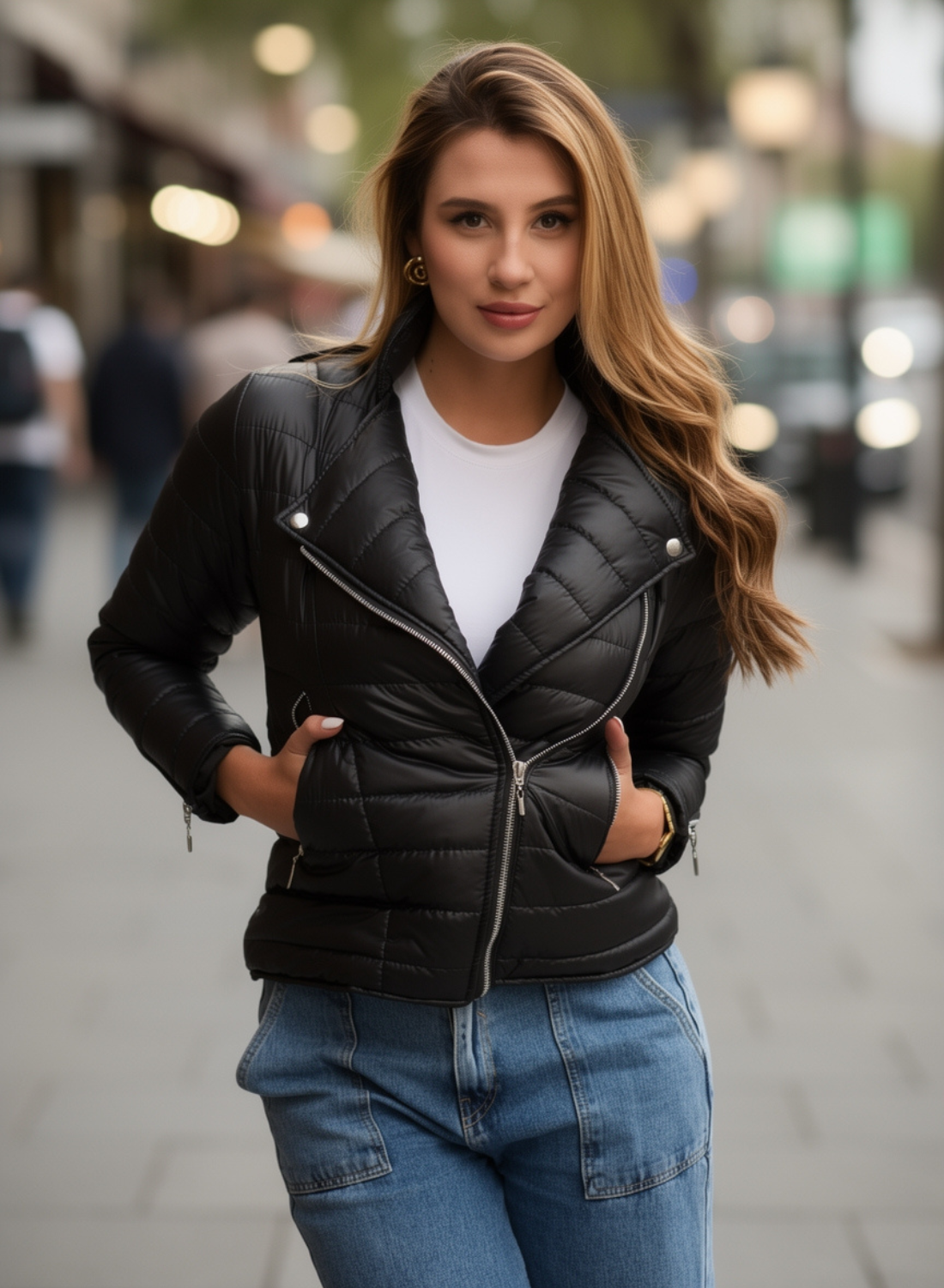 Chaqueta Biker