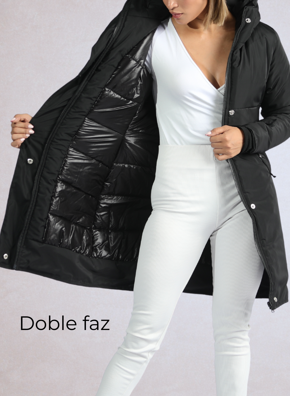 Buzo Bloom + Parka reversible