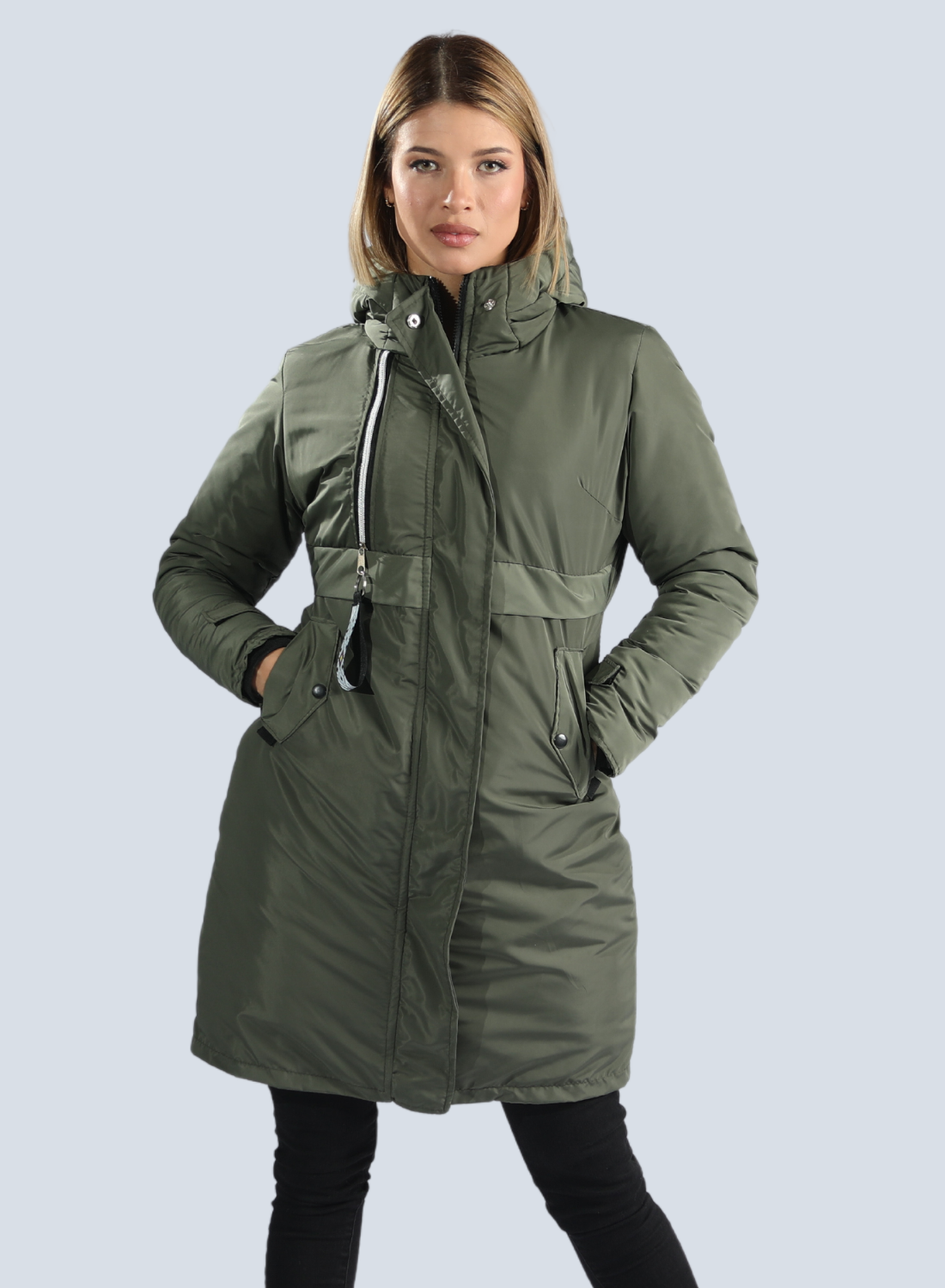Parka Larga Reversible – Sofisticación y Confort