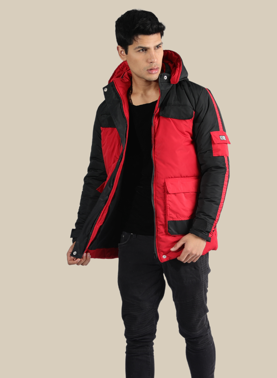PARKA DE HOMBRE TERMICA 5 BOLSILLOS