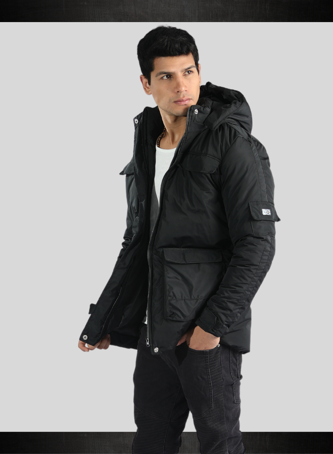 PARKA DE HOMBRE TERMICA 5 BOLSILLOS