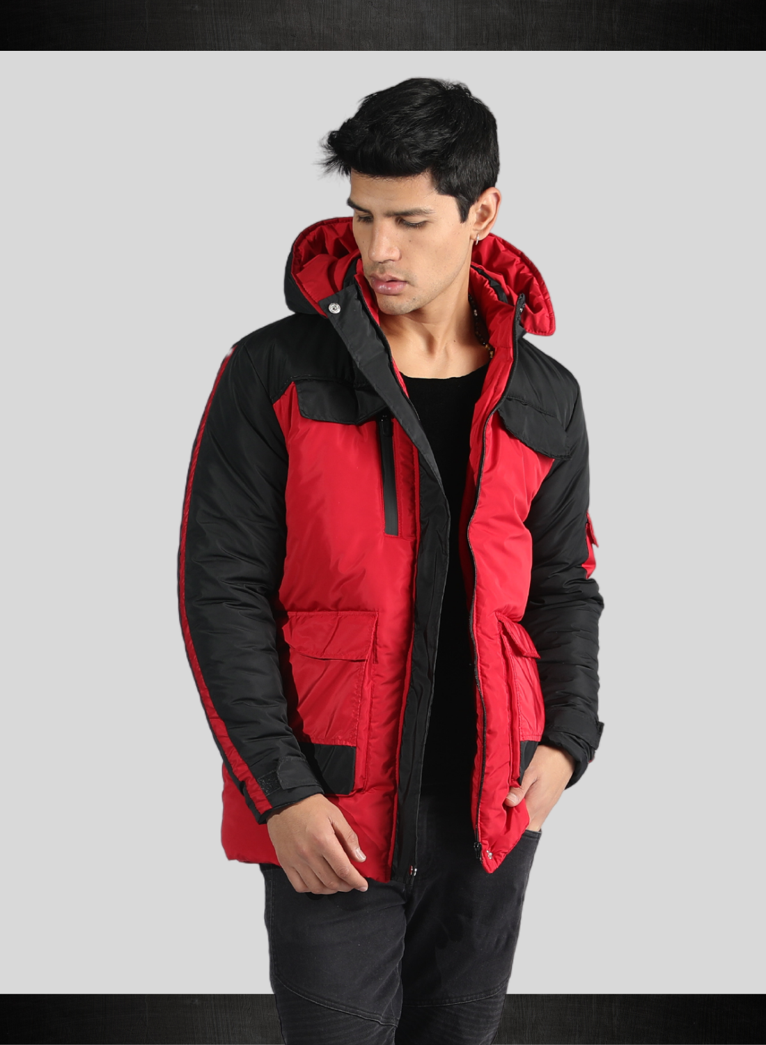 PARKA DE HOMBRE TERMICA 5 BOLSILLOS