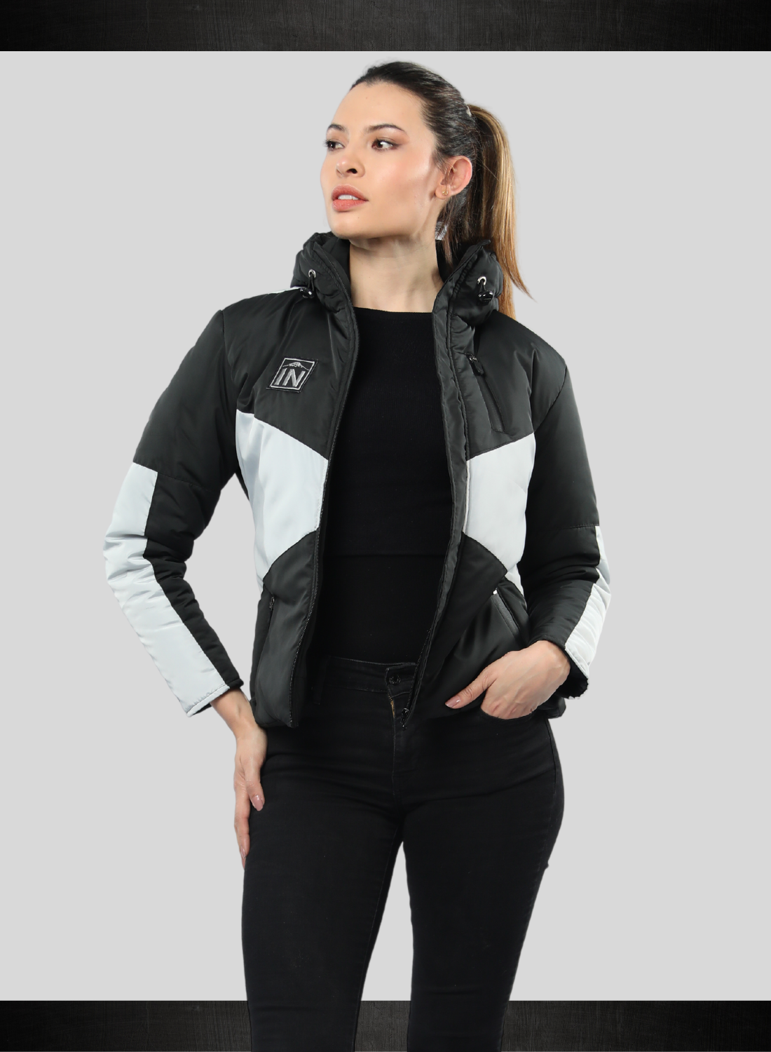 CHAQUETA MOSCU BICOLOR