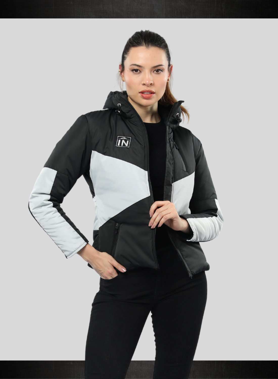 CHAQUETA MOSCU BICOLOR