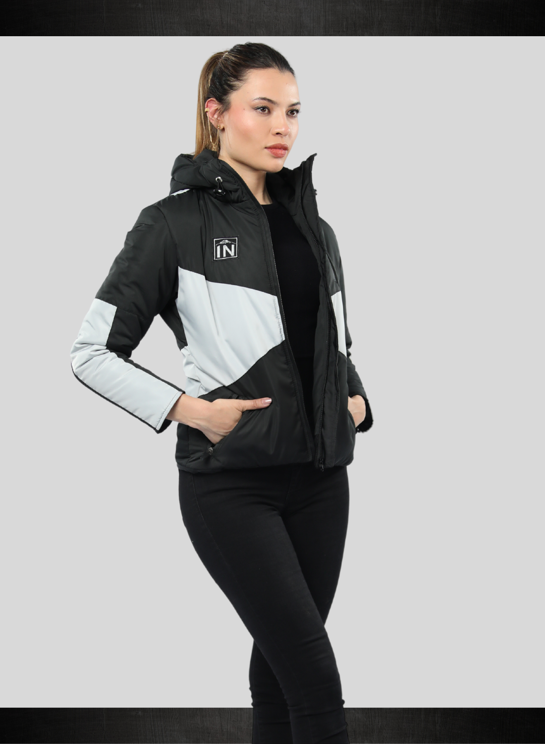 CHAQUETA MOSCU BICOLOR