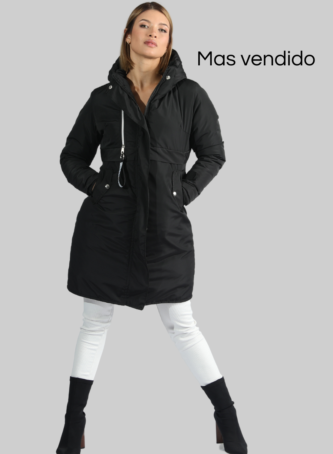 Parka Larga Reversible – Sofisticación y Confort