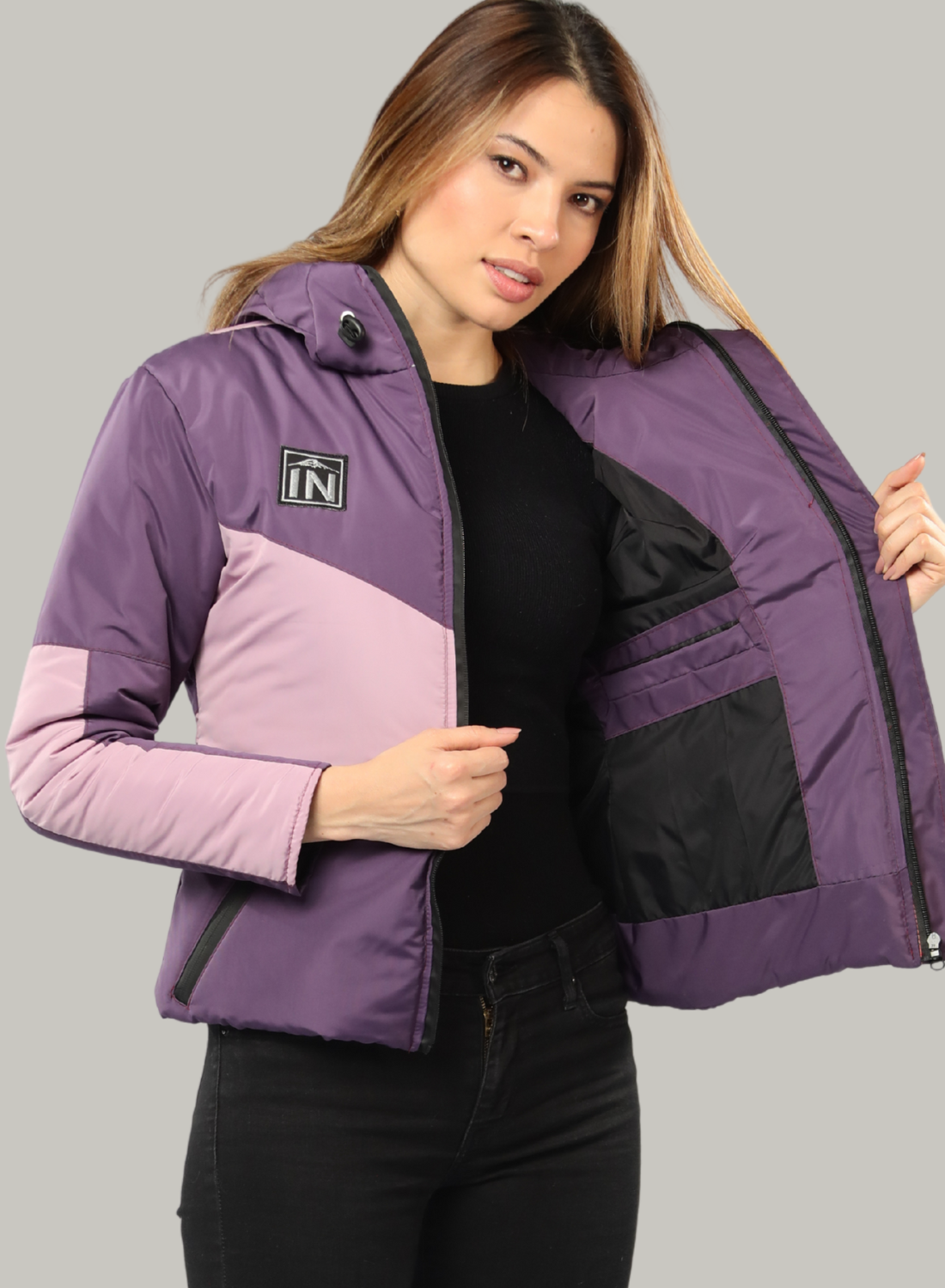 CHAQUETA MOSCU BICOLOR