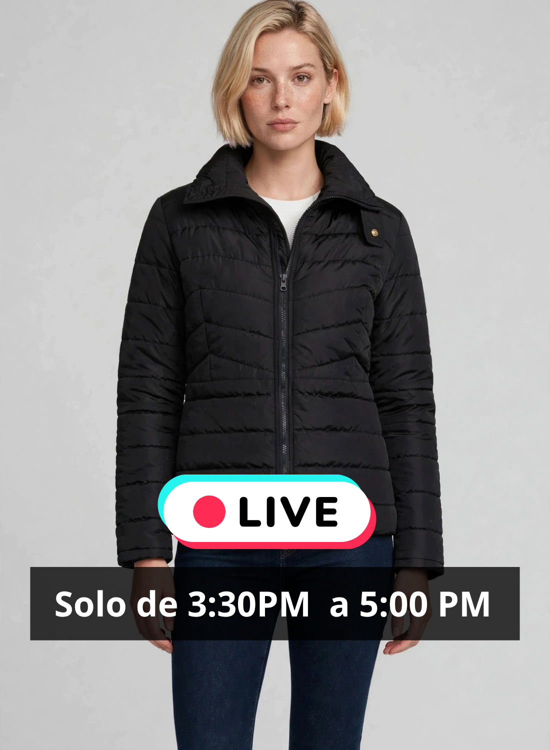 Chaqueta Cam de cuello alto