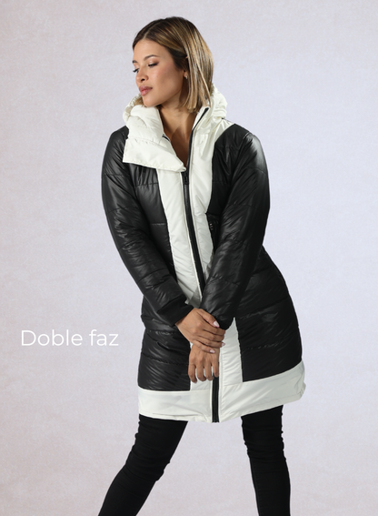 Parka Larga Reversible