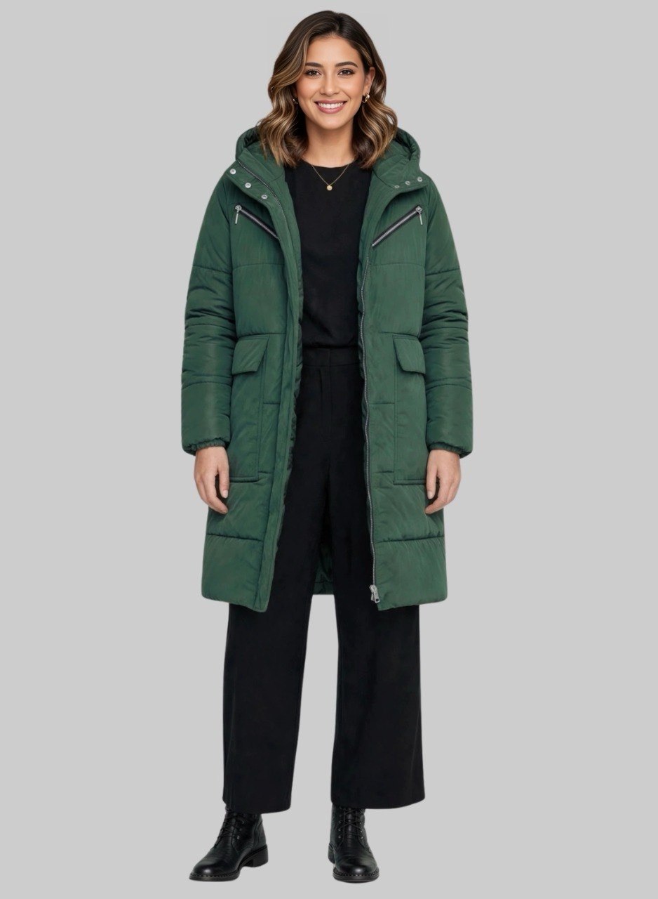 Gabán largo semi oversize Titán