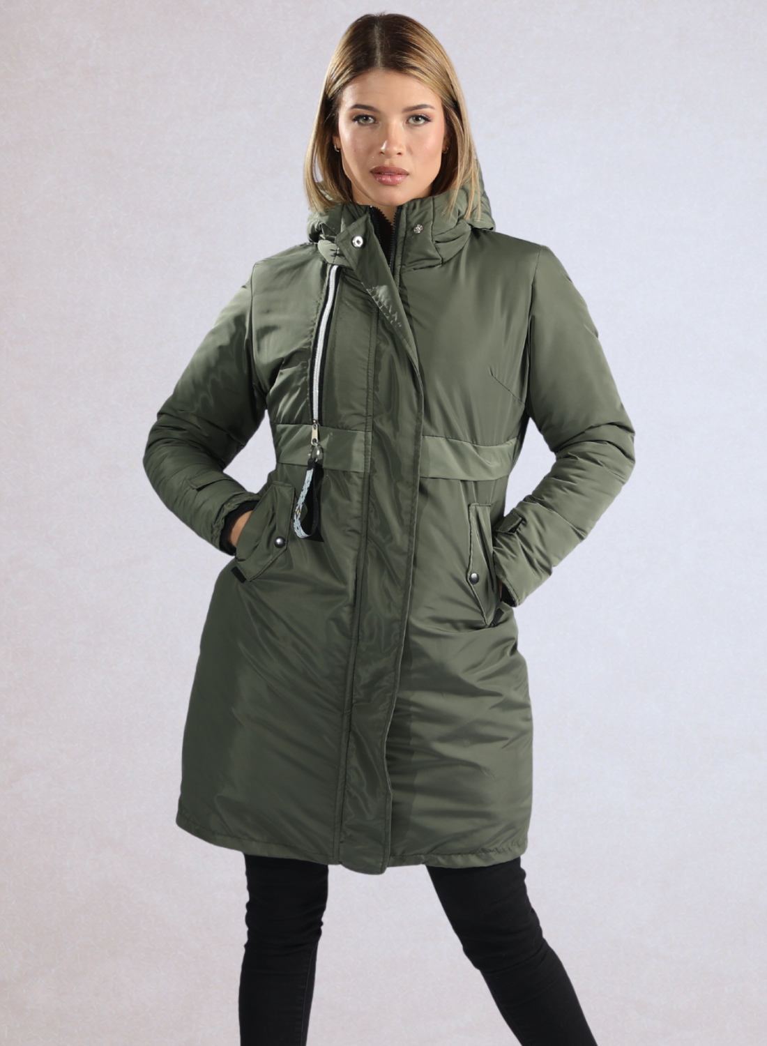 Parka Larga Reversible