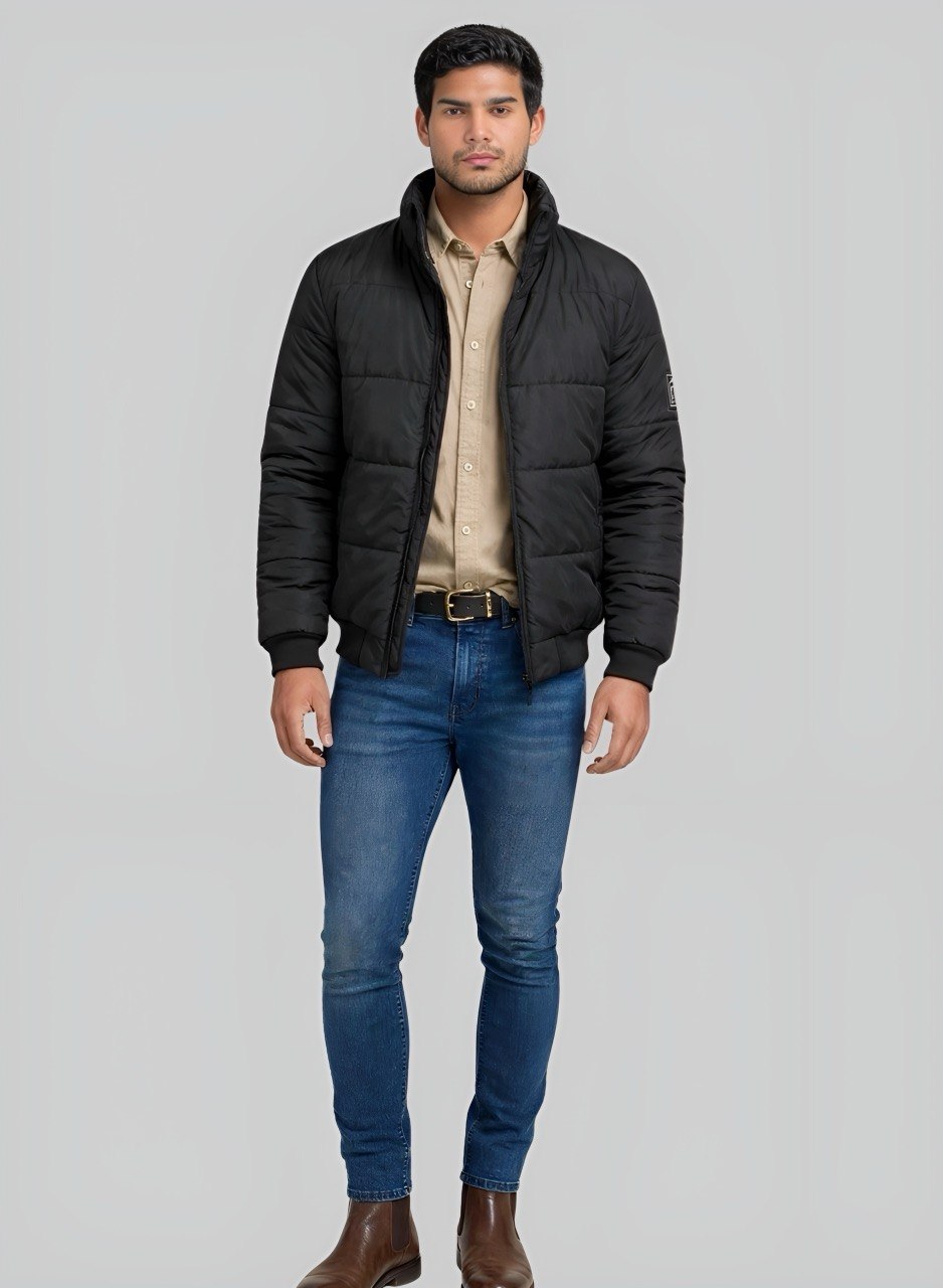 Chaqueta acolchada tipo bomber para hombre INOLVIDABLE