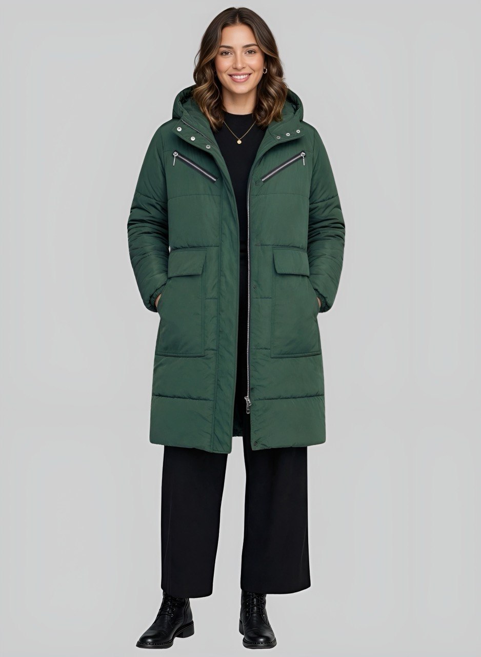 Gabán largo semi oversize Titán