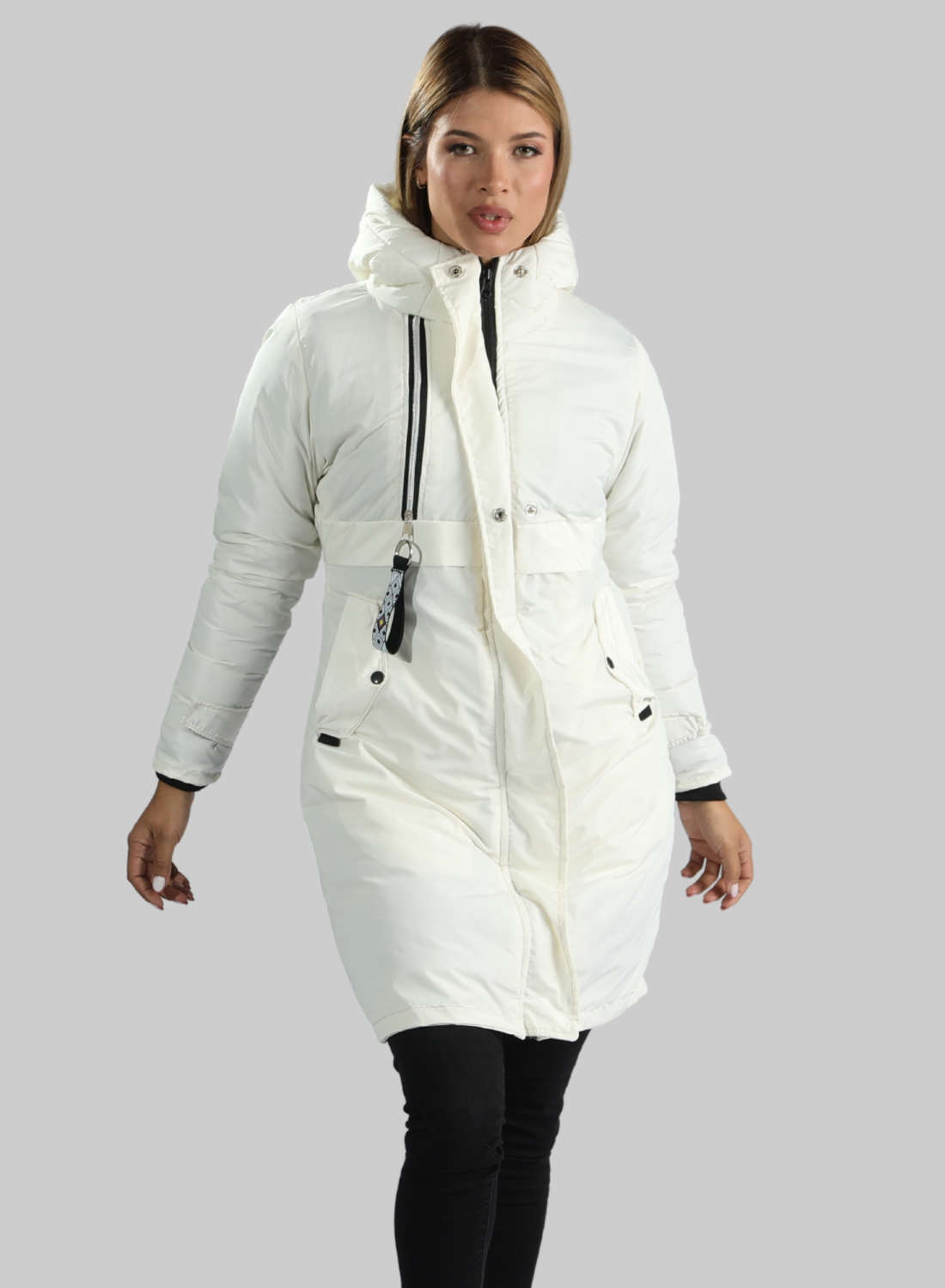 Parka Larga Reversible