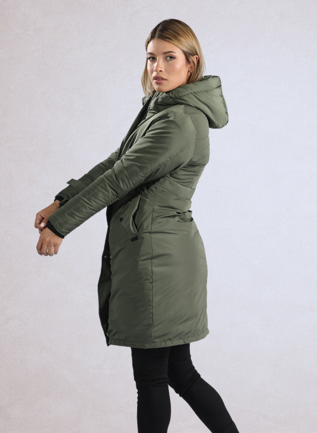 Parka Larga Reversible