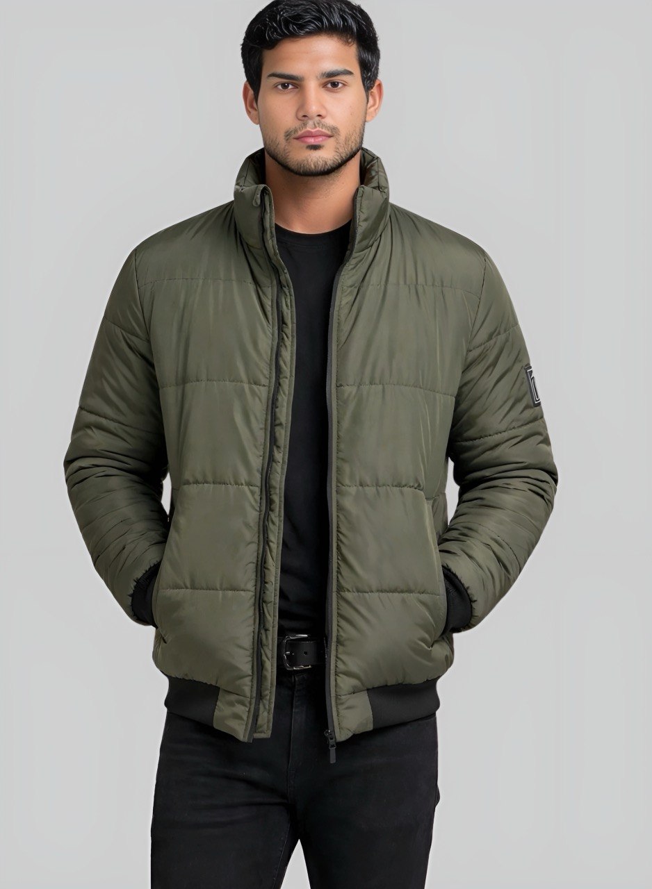 Chaqueta acolchada tipo bomber para hombre INOLVIDABLE