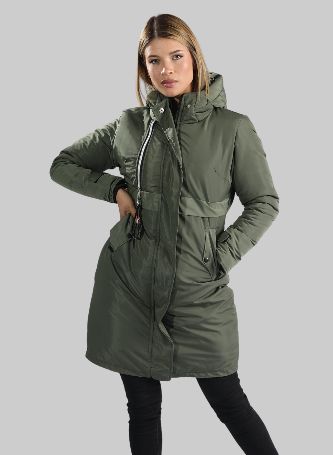 Parka Larga Reversible