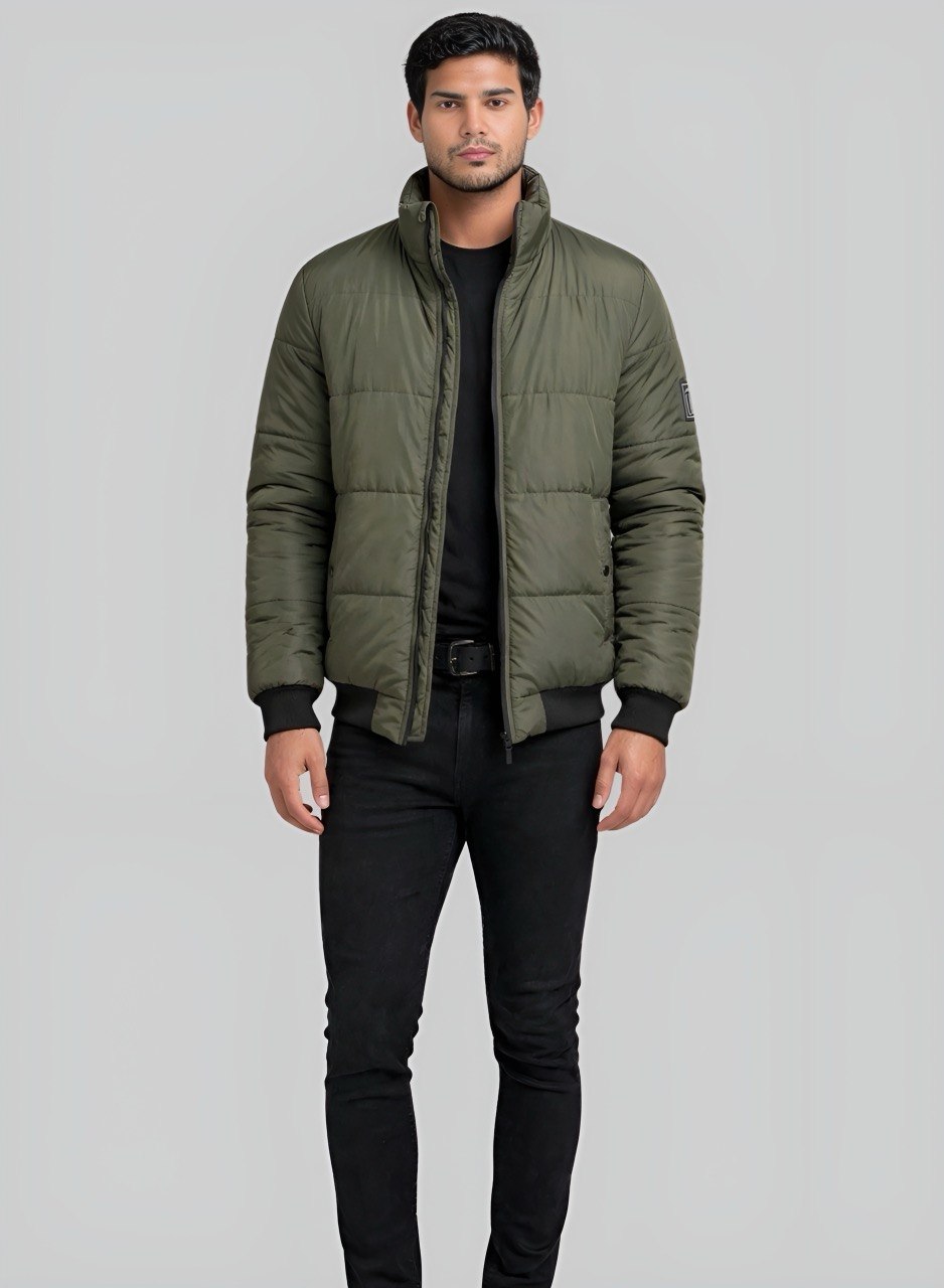 Chaqueta acolchada tipo bomber para hombre INOLVIDABLE