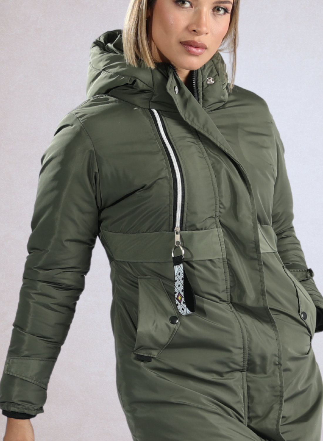 Parka Larga Reversible