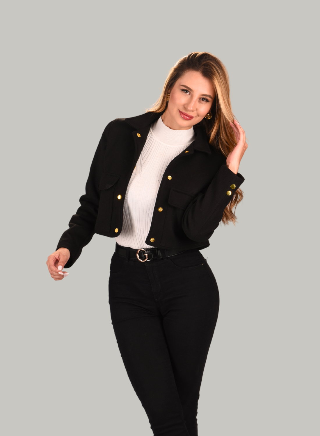 Chaqueta Crop Trendy