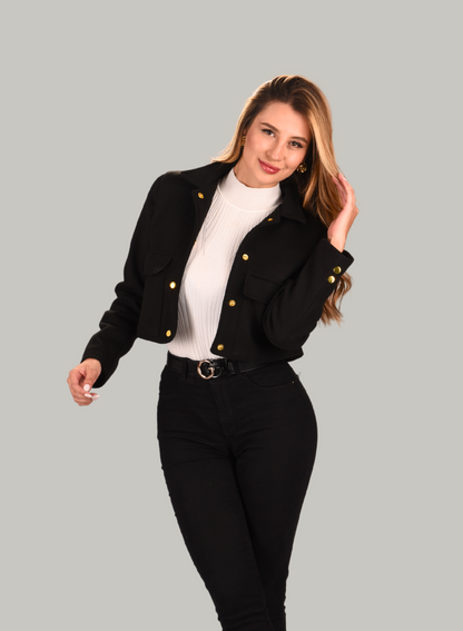 Chaqueta Crop Trendy