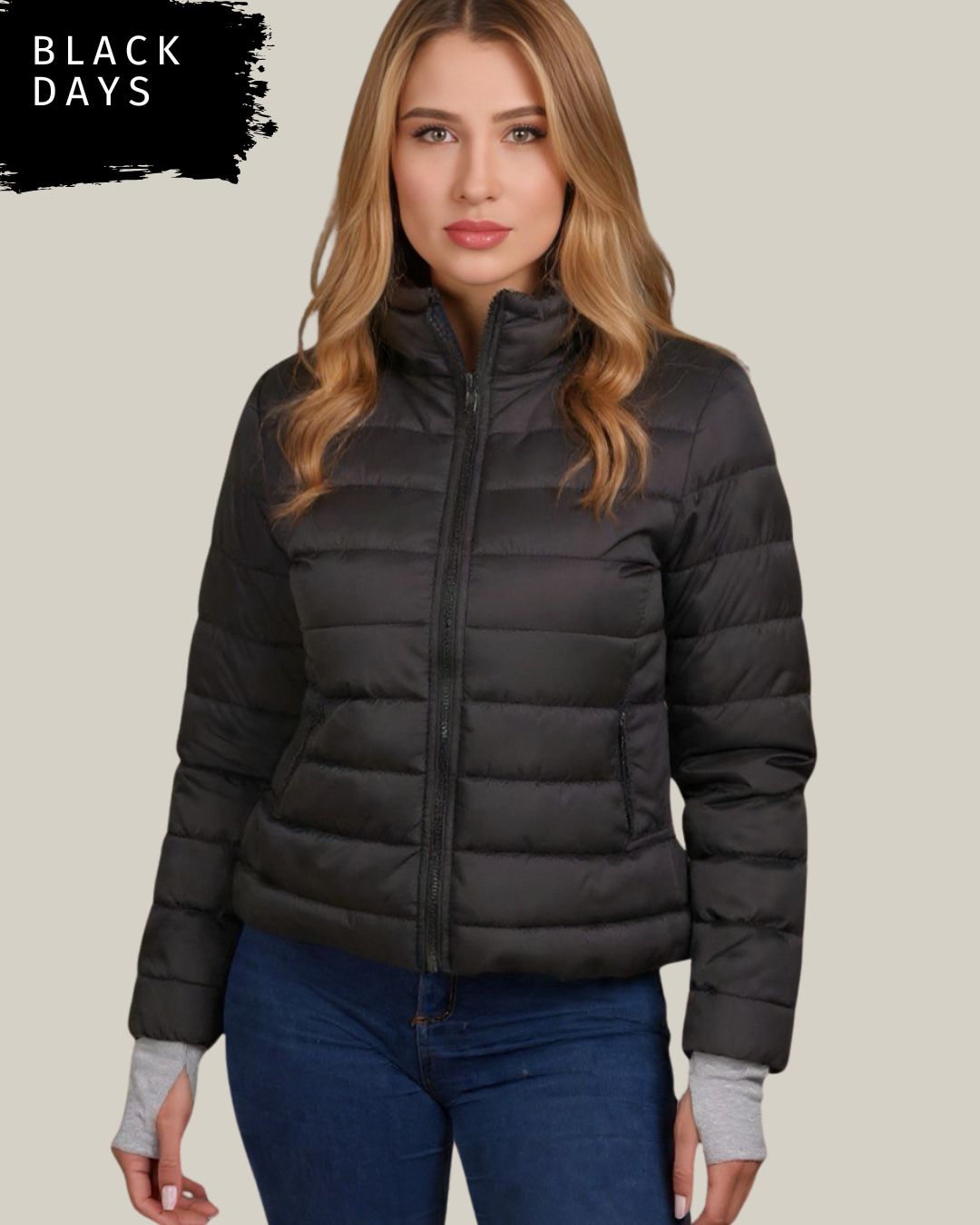 Chaqueta de guantes ajustables