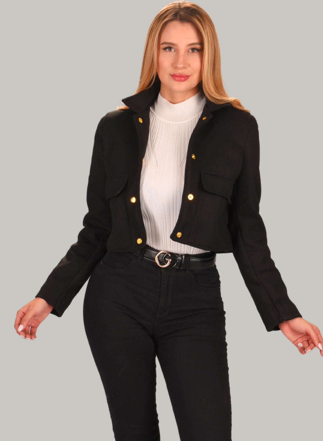 Chaqueta Crop Trendy