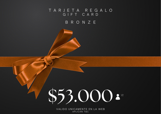 Tarjeta regalo - Gift card | B R O N Z E