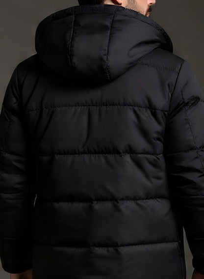 Gabán Puffer Largo Hombre