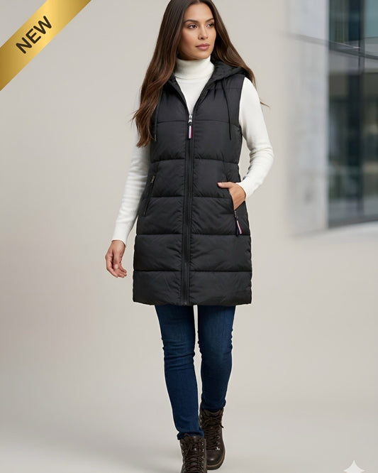 Chaleco Largo Acolchado