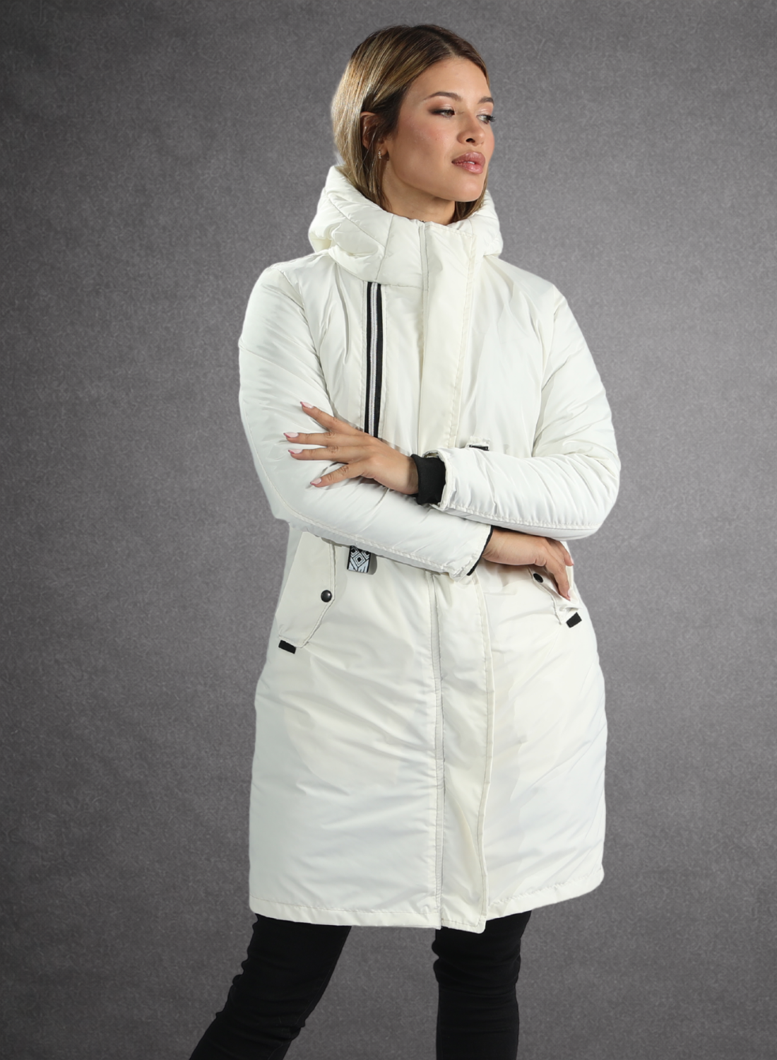 Parka Larga Reversible