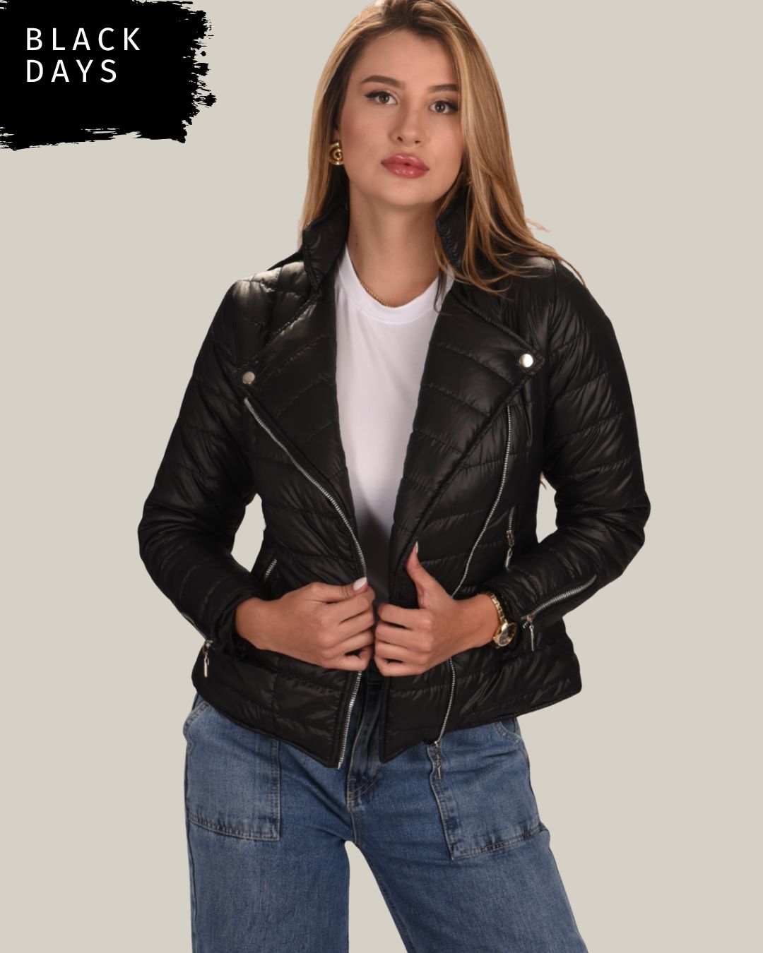 Chaqueta Biker