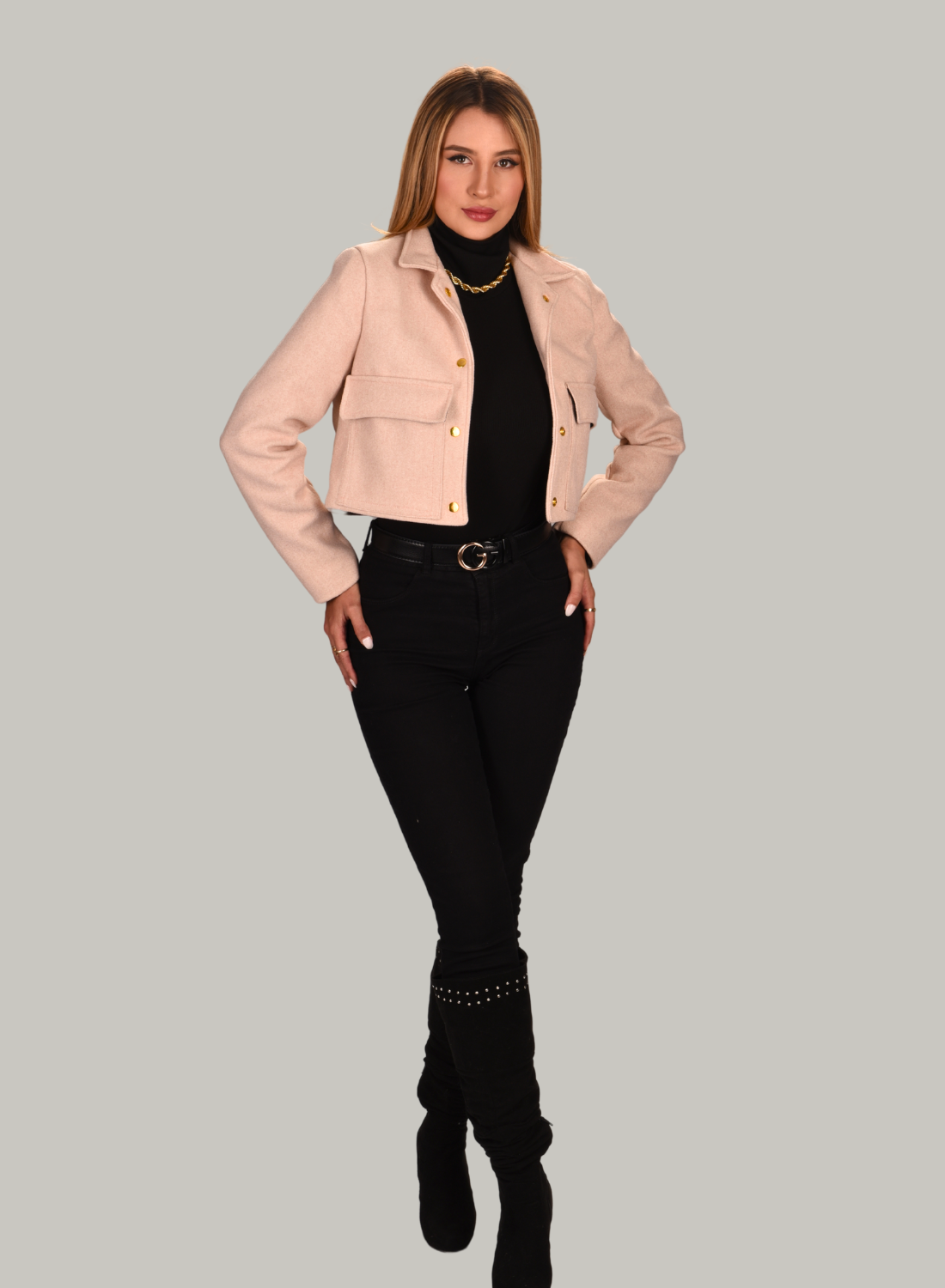 Chaqueta Crop Trendy