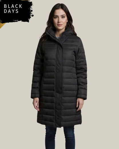 Abrigo Puffer Largo Mujer