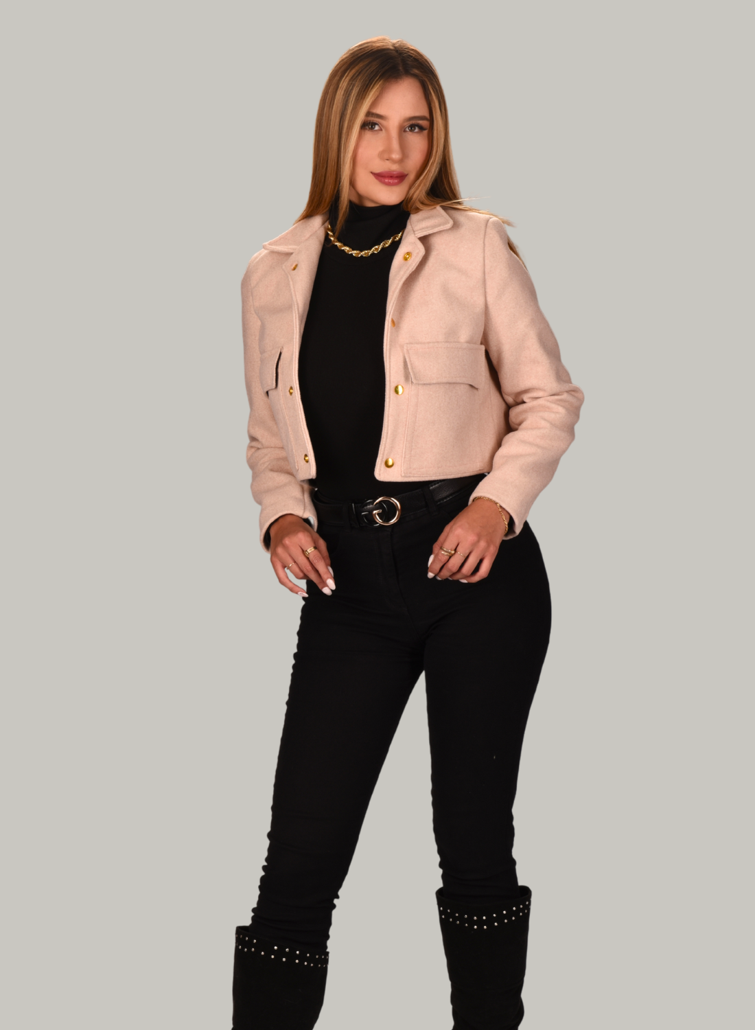Chaqueta Crop Trendy