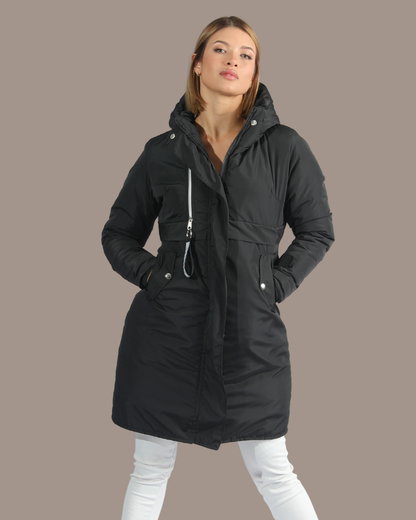 Parka Larga Reversible – Sofisticación y Confort