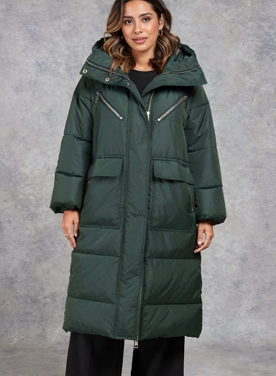 Gabán largo semi oversize Titán