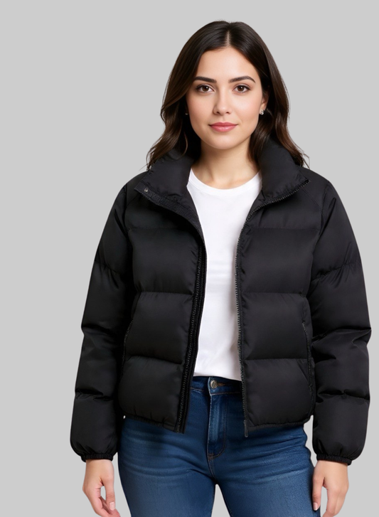 CHAQUETA CORTA SEMI OVERSIZE