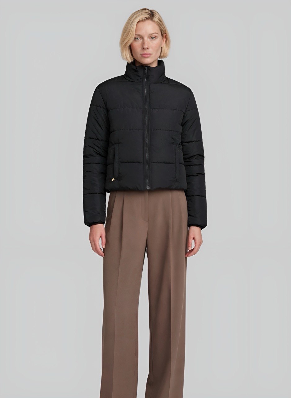 CHAQUETA CORTA SEMI OVERSIZE