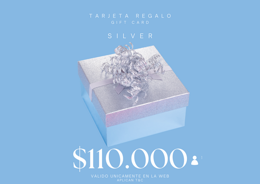 Tarjeta regalo - Gift card | S I L V E R