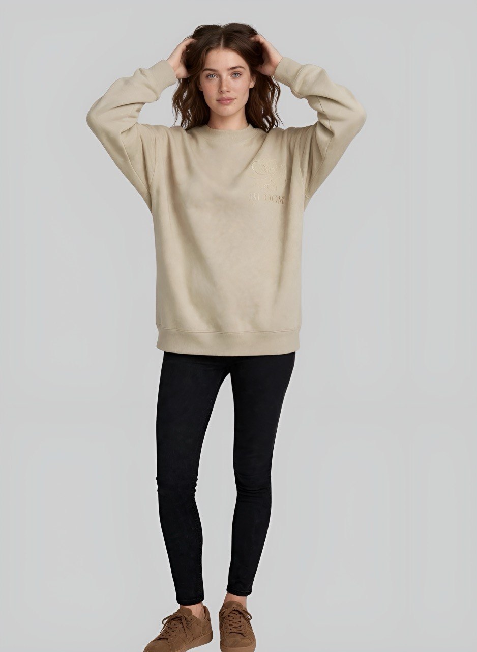 Bloom woman crewneck