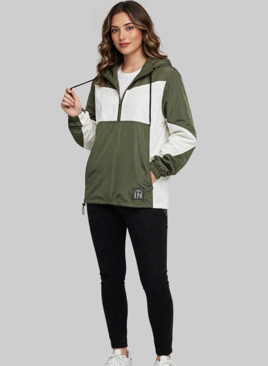 Chaqueta deportiva bicolor para mujer vertigo INOLVIDABLE